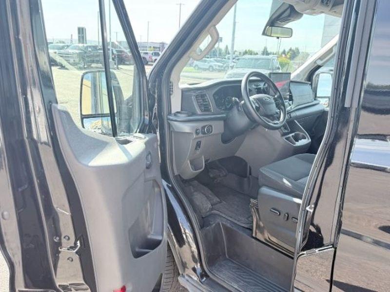2023 Agate Black Metallic /Ebony Ford Transit Wagon XLT (1FBAX9CGXPK) with an V6, 3.5L engine, 10-speed automatic transmission, located at 1175 N Woodruff Ave, Idaho Falls, ID, 83401, 43.506901, -111.999657 - <b>Vehicle Details</b><br>Looking for a versatile passenger van in Idaho Falls, ID? This pre-owned 2023 Ford Transit Wagon T-350 Med Roof Slide XL with AWD is ready for work, travel, or growing business needs. Powered by a strong V6 3.5L Gasoline engine, this Ford Transit Wagon delivers confident pe- Photo#12