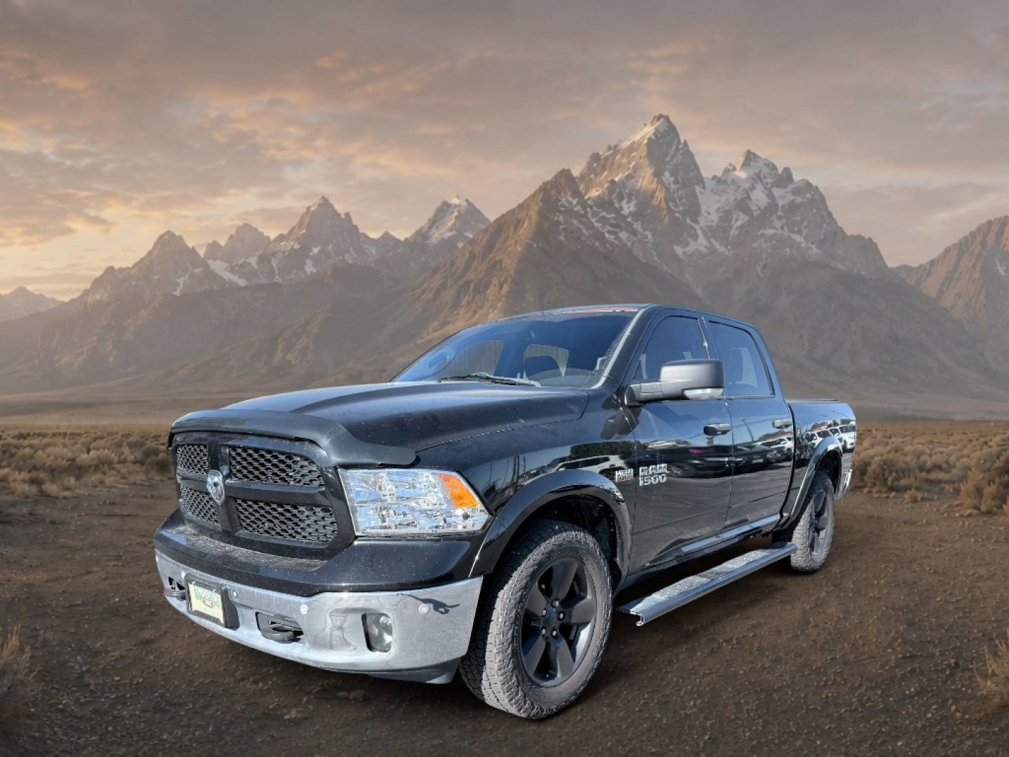 2014 BLACK /Diesel Gray/Black Ram 1500 Outdoorsman (1C6RR7LT9ES) with an V8, 5.7L engine, 8-speed automatic transmission, located at 1175 N Woodruff Ave, Idaho Falls, ID, 83401, 43.506901, -111.999657 - <b>Vehicle Details</b><br>This 2014 Ram 1500 Outdoorsman is a capable full-size pickup that blends rugged strength with everyday comfort. Equipped with 4WD and a powerful V8 5.7L gasoline engine, this truck is built to handle demanding work, weekend adventures, and Idaho's changing road conditions w- Photo#0