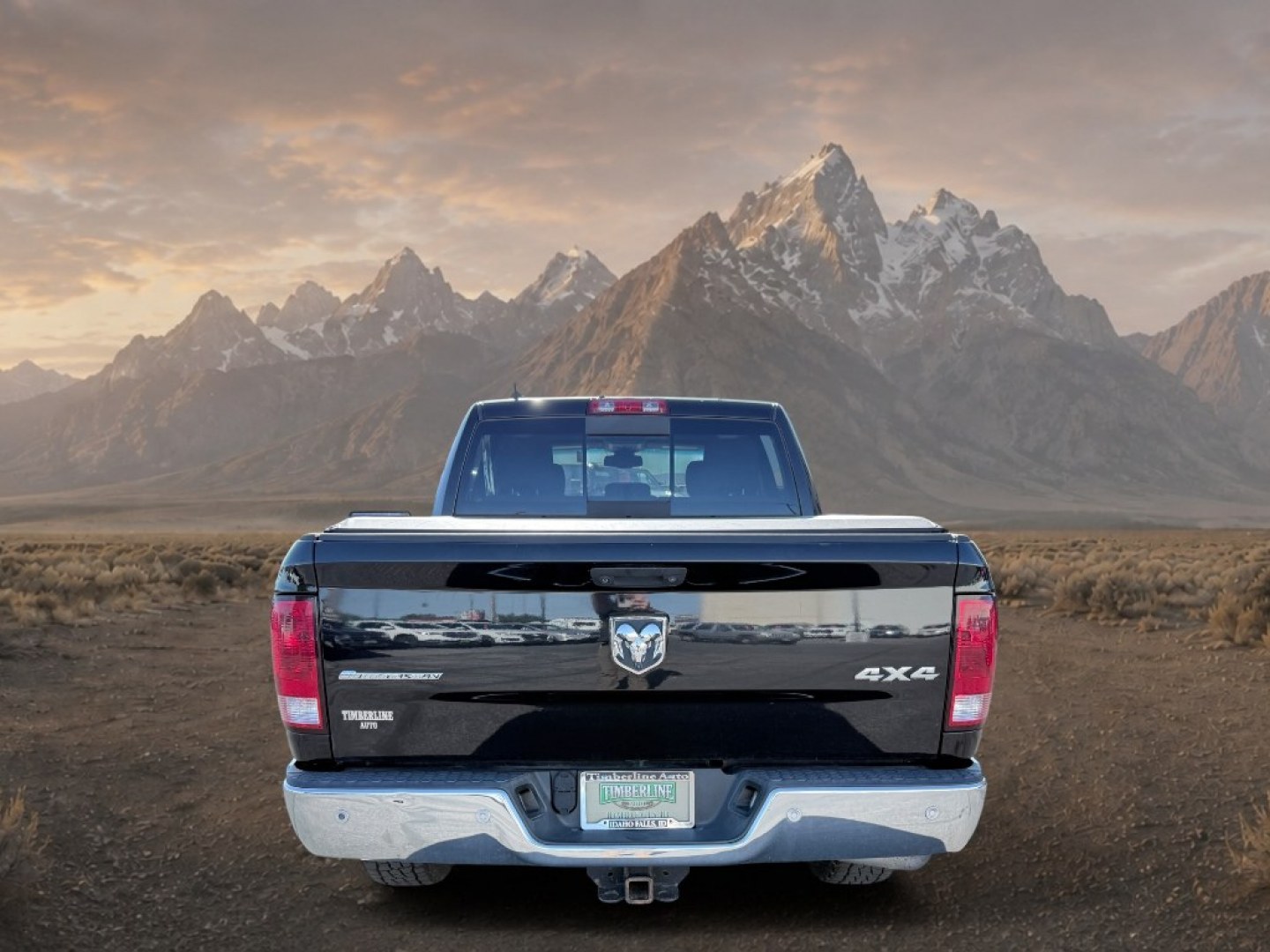 2014 BLACK /Diesel Gray/Black Ram 1500 Outdoorsman (1C6RR7LT9ES) with an V8, 5.7L engine, 8-speed automatic transmission, located at 1175 N Woodruff Ave, Idaho Falls, ID, 83401, 43.506901, -111.999657 - <b>Vehicle Details</b><br>This 2014 Ram 1500 Outdoorsman is a capable full-size pickup that blends rugged strength with everyday comfort. Equipped with 4WD and a powerful V8 5.7L gasoline engine, this truck is built to handle demanding work, weekend adventures, and Idaho's changing road conditions w- Photo#3