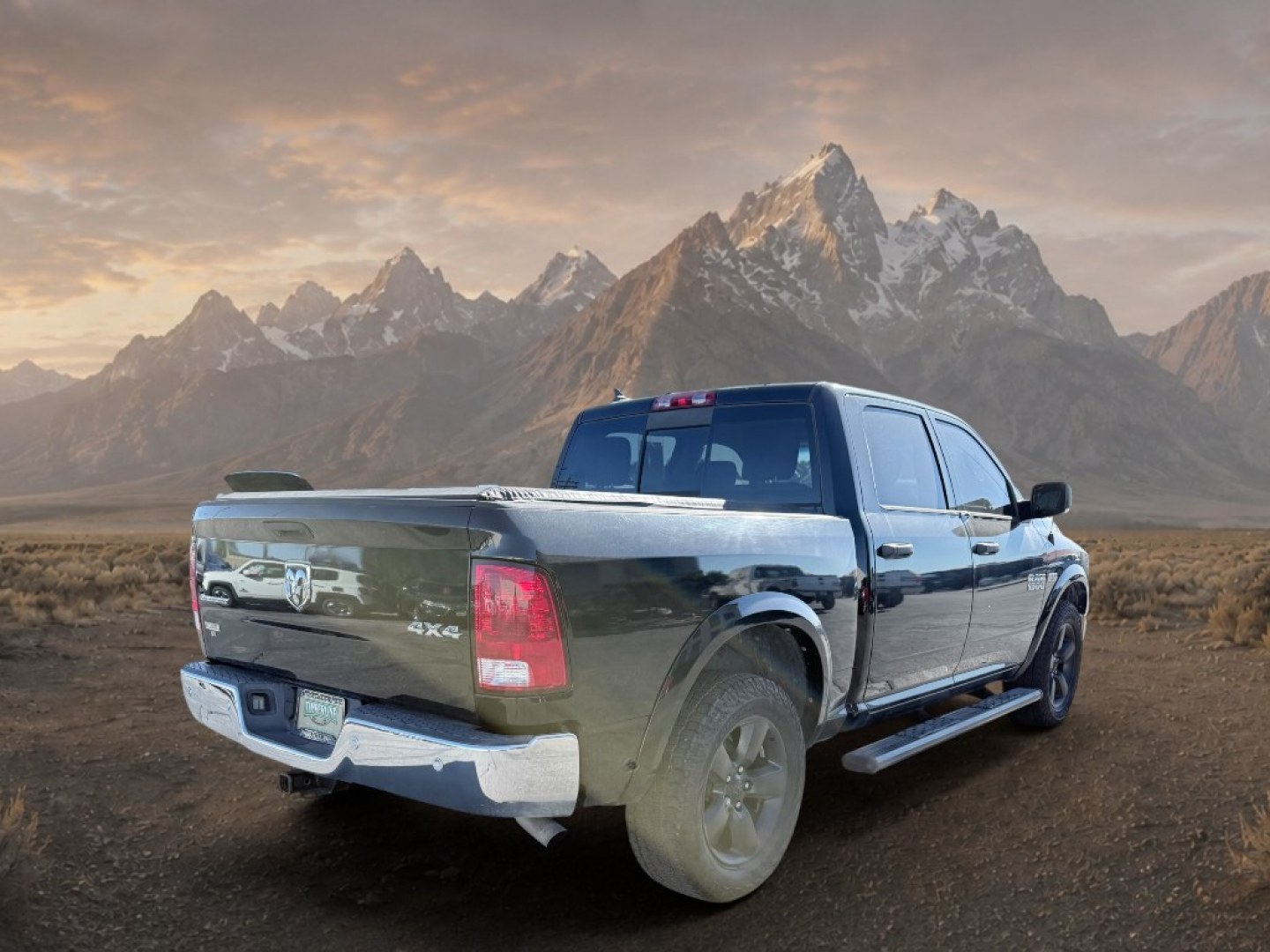 2014 BLACK /Diesel Gray/Black Ram 1500 Outdoorsman (1C6RR7LT9ES) with an V8, 5.7L engine, 8-speed automatic transmission, located at 1175 N Woodruff Ave, Idaho Falls, ID, 83401, 43.506901, -111.999657 - <b>Vehicle Details</b><br>This 2014 Ram 1500 Outdoorsman is a capable full-size pickup that blends rugged strength with everyday comfort. Equipped with 4WD and a powerful V8 5.7L gasoline engine, this truck is built to handle demanding work, weekend adventures, and Idaho's changing road conditions w- Photo#6