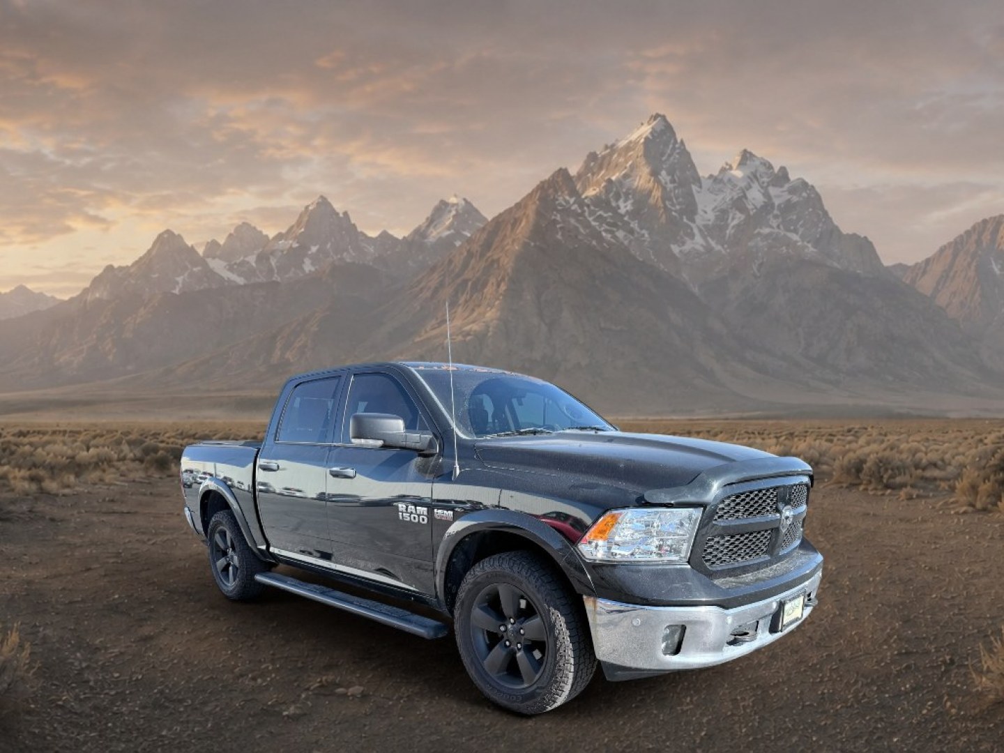 2014 BLACK /Diesel Gray/Black Ram 1500 Outdoorsman (1C6RR7LT9ES) with an V8, 5.7L engine, 8-speed automatic transmission, located at 1175 N Woodruff Ave, Idaho Falls, ID, 83401, 43.506901, -111.999657 - <b>Vehicle Details</b><br>This 2014 Ram 1500 Outdoorsman is a capable full-size pickup that blends rugged strength with everyday comfort. Equipped with 4WD and a powerful V8 5.7L gasoline engine, this truck is built to handle demanding work, weekend adventures, and Idaho's changing road conditions w- Photo#8