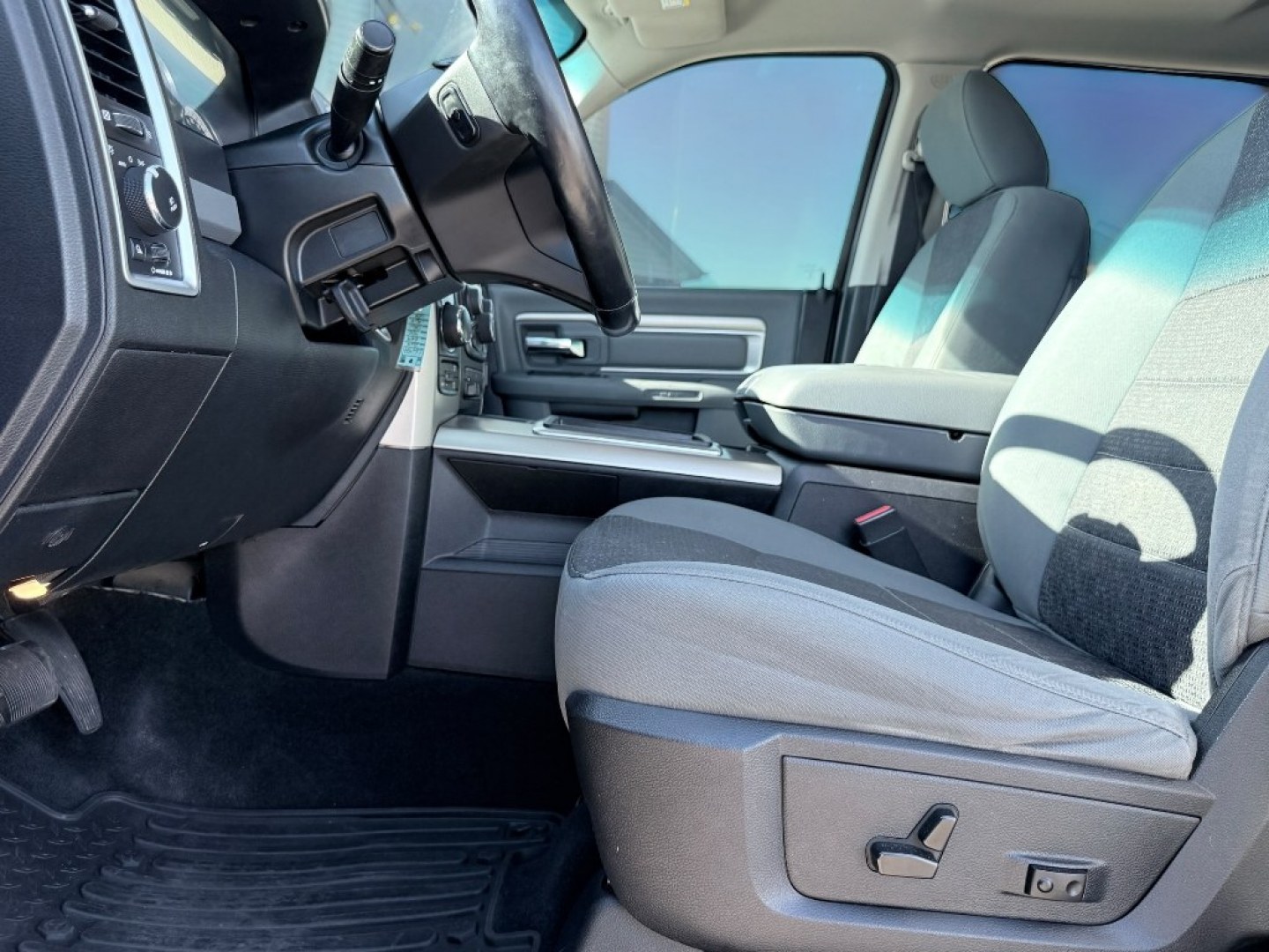 2014 BLACK /Diesel Gray/Black Ram 1500 Outdoorsman (1C6RR7LT9ES) with an V8, 5.7L engine, 8-speed automatic transmission, located at 1175 N Woodruff Ave, Idaho Falls, ID, 83401, 43.506901, -111.999657 - <b>Vehicle Details</b><br>This 2014 Ram 1500 Outdoorsman is a capable full-size pickup that blends rugged strength with everyday comfort. Equipped with 4WD and a powerful V8 5.7L gasoline engine, this truck is built to handle demanding work, weekend adventures, and Idaho's changing road conditions w- Photo#13