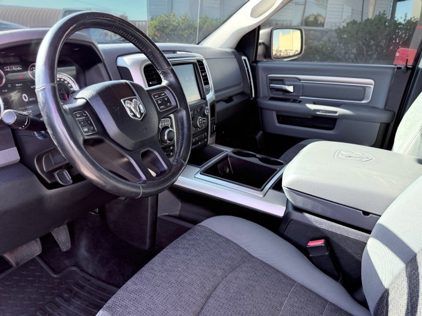 2014 BLACK /Diesel Gray/Black Ram 1500 Outdoorsman (1C6RR7LT9ES) with an V8, 5.7L engine, 8-speed automatic transmission, located at 1175 N Woodruff Ave, Idaho Falls, ID, 83401, 43.506901, -111.999657 - <b>Vehicle Details</b><br>This 2014 Ram 1500 Outdoorsman is a capable full-size pickup that blends rugged strength with everyday comfort. Equipped with 4WD and a powerful V8 5.7L gasoline engine, this truck is built to handle demanding work, weekend adventures, and Idaho's changing road conditions w- Photo#14