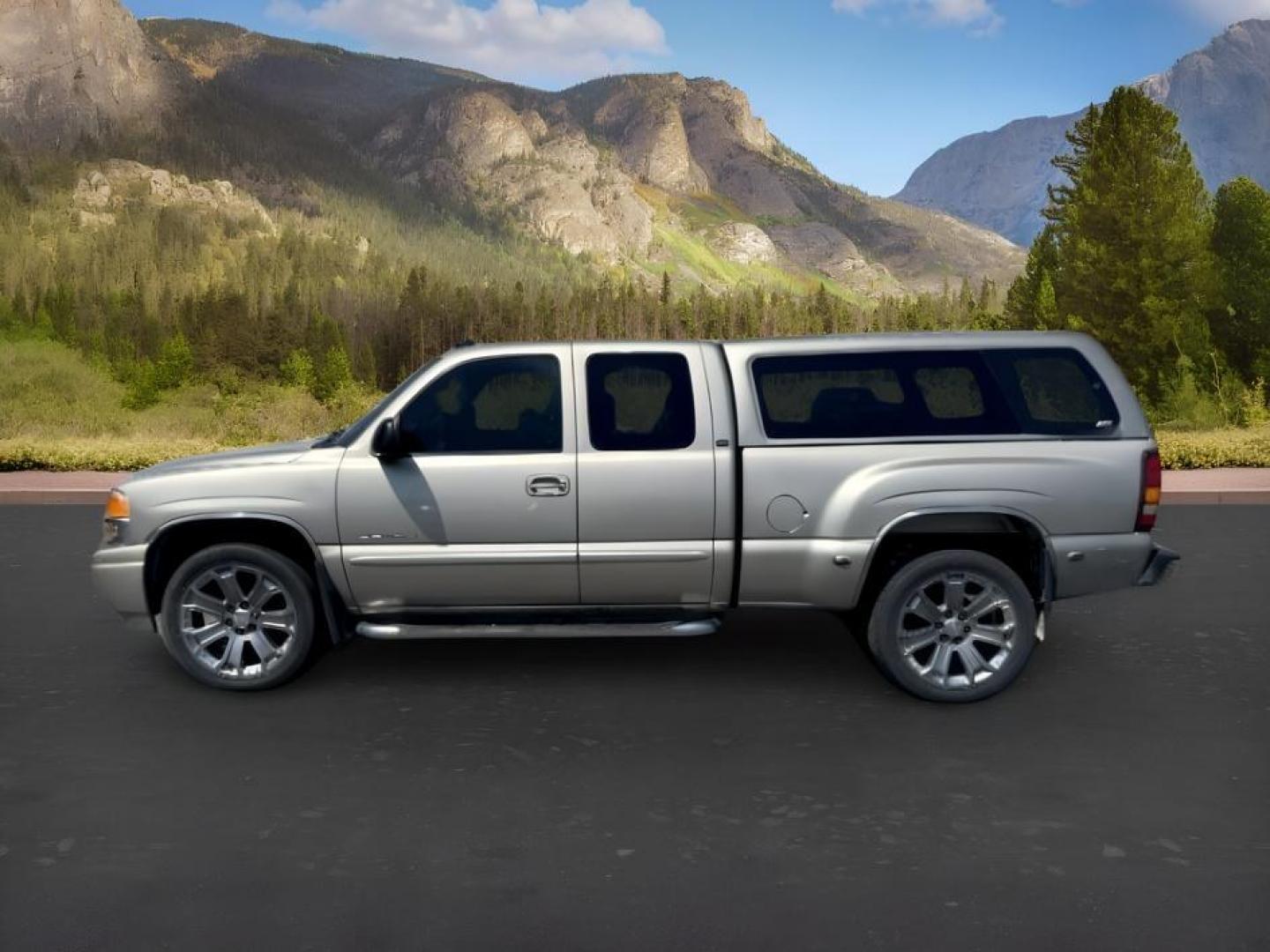 2003 Pewter Metallic /Stone Gray GMC Sierra 1500 (2GTFK69U031) with an Vortec 6L V-8 regular unleaded engine, Automatic transmission, located at 1175 N Woodruff Ave, Idaho Falls, ID, 83401, 43.506901, -111.999657- Photo#1
