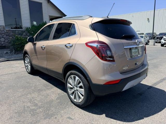 2018 GOLD /Ebony Buick Encore (KL4CJESB7JB) with an ECOTEC 14L I-4 DOHC engine, Automatic transmission, located at 1175 N Woodruff Ave, Idaho Falls, ID, 83401, 43.506901, -111.999657 - At Timberline Auto, finding a great deal on your next vehicle is always easy! Our experienced sales staff goal is to help find you the right vehicle at the right price! Our knowledgeable finance department has options for almost any credit score. We offer extended service contract options to prot- Photo#29