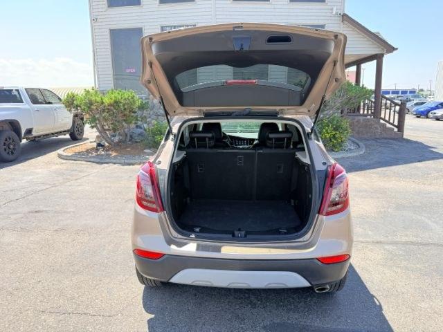 2018 GOLD /Ebony Buick Encore (KL4CJESB7JB) with an ECOTEC 14L I-4 DOHC engine, Automatic transmission, located at 1175 N Woodruff Ave, Idaho Falls, ID, 83401, 43.506901, -111.999657 - At Timberline Auto, finding a great deal on your next vehicle is always easy! Our experienced sales staff goal is to help find you the right vehicle at the right price! Our knowledgeable finance department has options for almost any credit score. We offer extended service contract options to prot- Photo#32