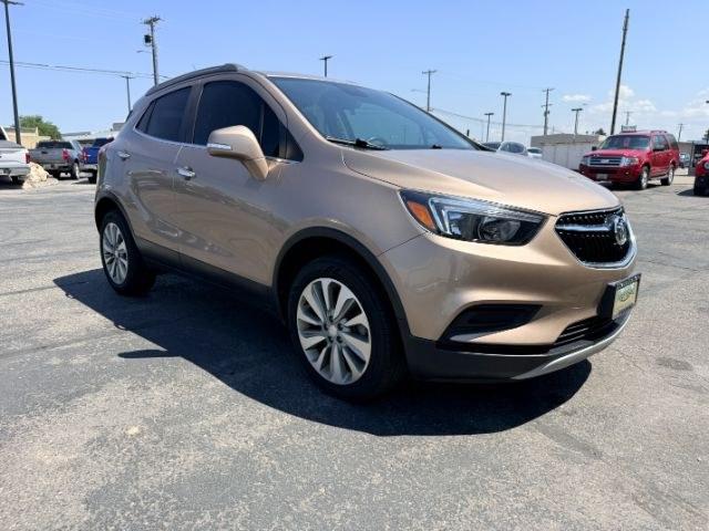 2018 GOLD /Ebony Buick Encore (KL4CJESB7JB) with an ECOTEC 14L I-4 DOHC engine, Automatic transmission, located at 1175 N Woodruff Ave, Idaho Falls, ID, 83401, 43.506901, -111.999657 - At Timberline Auto, finding a great deal on your next vehicle is always easy! Our experienced sales staff goal is to help find you the right vehicle at the right price! Our knowledgeable finance department has options for almost any credit score. We offer extended service contract options to prot- Photo#36