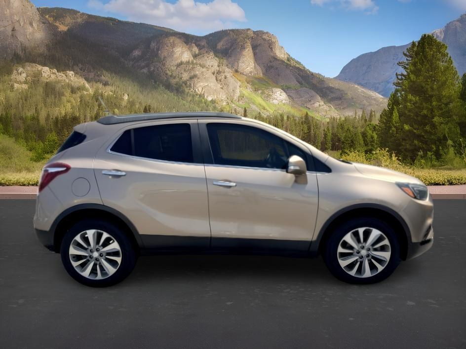 2018 GOLD /Ebony Buick Encore (KL4CJESB7JB) with an ECOTEC 14L I-4 DOHC engine, Automatic transmission, located at 1175 N Woodruff Ave, Idaho Falls, ID, 83401, 43.506901, -111.999657 - At Timberline Auto, finding a great deal on your next vehicle is always easy! Our experienced sales staff goal is to help find you the right vehicle at the right price! Our knowledgeable finance department has options for almost any credit score. We offer extended service contract options to prot- Photo#8