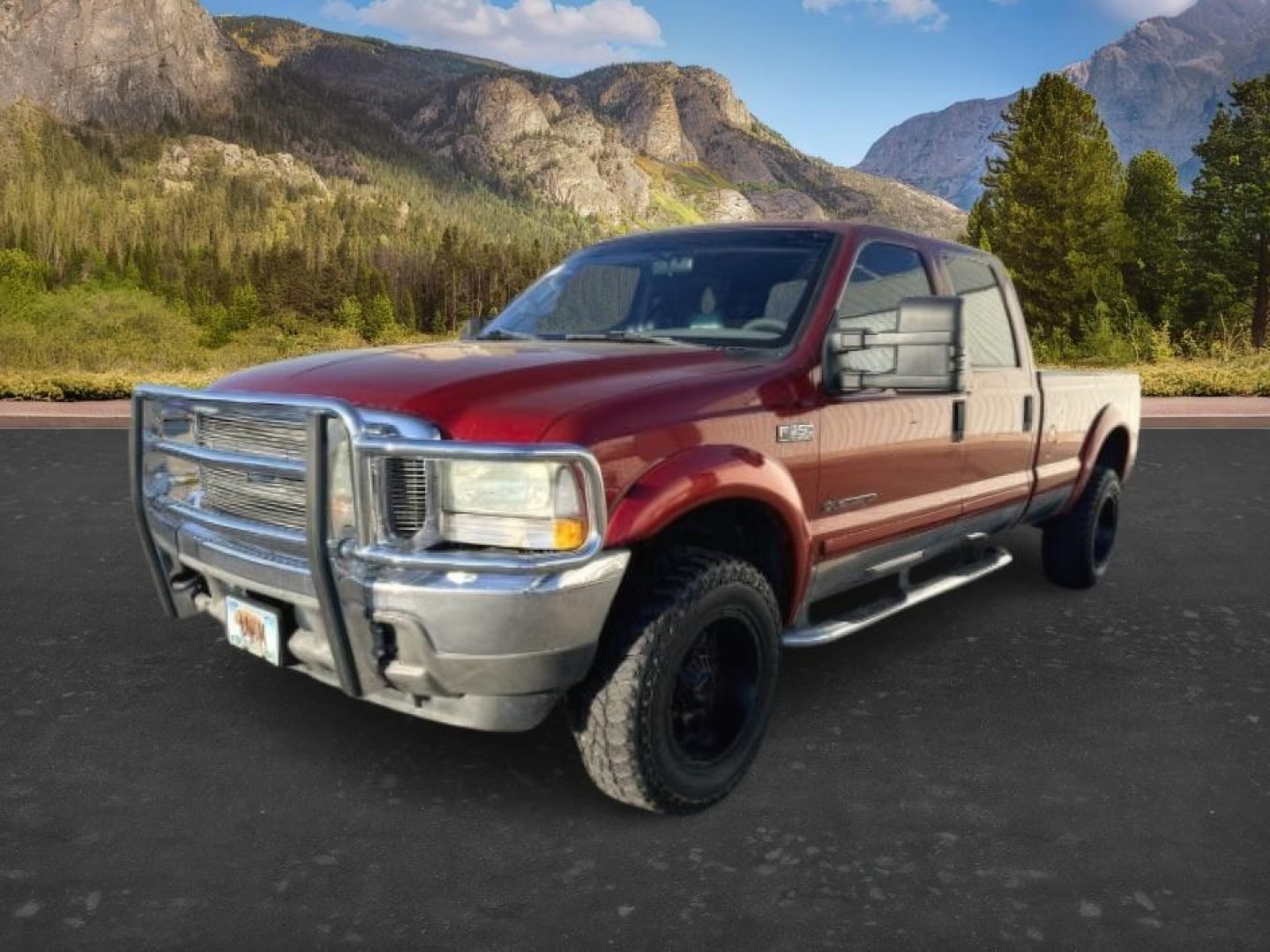 2002 RED /Medium Flint Ford F-350 (1FTSW31F92E) with an Powerstroke 73L V-8 diesel direct injection engine, Automatic transmission, located at 1175 N Woodruff Ave, Idaho Falls, ID, 83401, 43.506901, -111.999657 - At Timberline Auto, finding a great deal on your next vehicle is always easy! Our experienced sales staff goal is to help find you the right vehicle at the right price! Our knowledgeable finance department has options for almost any credit score. We offer extended service contract options to prot- Photo#0