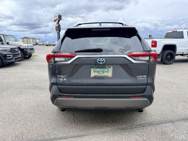 2021 GRAY /Black Toyota RAV4 Hybrid Limited (2T3D6RFV3MW) with an Dynamic Force 2.5L I-4 port/direct injection engine, AUTOMATIC transmission, located at 1235 N Woodruff Ave., Idaho Falls, 83401, (208) 523-1053, 43.507172, -112.000488 - At Timberline Auto, finding a great deal on your next vehicle is always easy! Our experienced sales staff goal is to help find you the right vehicle at the right price! Our knowledgeable finance department has options for almost any credit score. We offer extended service contract options to prot- Photo#29
