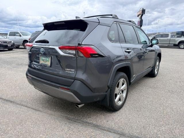 2021 GRAY /Black Toyota RAV4 Hybrid Limited (2T3D6RFV3MW) with an Dynamic Force 2.5L I-4 port/direct injection engine, AUTOMATIC transmission, located at 1235 N Woodruff Ave., Idaho Falls, 83401, (208) 523-1053, 43.507172, -112.000488 - At Timberline Auto, finding a great deal on your next vehicle is always easy! Our experienced sales staff goal is to help find you the right vehicle at the right price! Our knowledgeable finance department has options for almost any credit score. We offer extended service contract options to prot- Photo#34