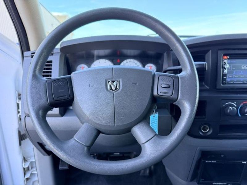 2006 WHITE /Medium Slate Gray Dodge Ram Pickup ST (1D7KS28D56J) with an V8, 5.7L engine, 6-speed manual transmission, located at 1175 N Woodruff Ave, Idaho Falls, ID, 83401, 43.506901, -111.999657 - <b>Vehicle Details</b><br>Get ready to tackle tough jobs and weekend adventures in this **2006 Dodge Ram Pickup 2500 ST Quad Cab 4WD**. Built with legendary Dodge strength and powered by a **V8 5.7L Gasoline engine**, this heavy-duty pickup delivers the capability, confidence, and rugged style drive- Photo#14