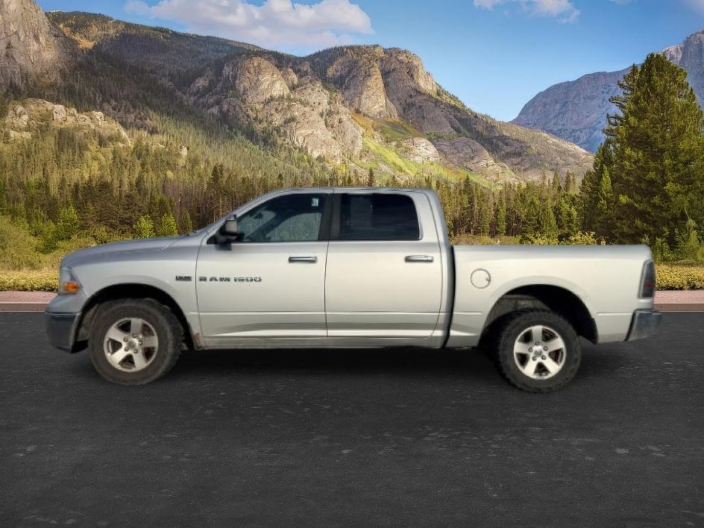 2012 SILVER /Dark Slate/Medium Graystone Cloth Interior Ram 1500 (1C6RD7LT6CS) with an 57L V8 OHV 16V engine, Automatic transmission, located at 1175 N Woodruff Ave, Idaho Falls, ID, 83401, 43.506901, -111.999657 - At Timberline Auto, finding a great deal on your next vehicle is always easy! Our experienced sales staff goal is to help find you the right vehicle at the right price! Our knowledgeable finance department has options for almost any credit score. We offer extended service contract options to prot- Photo#0