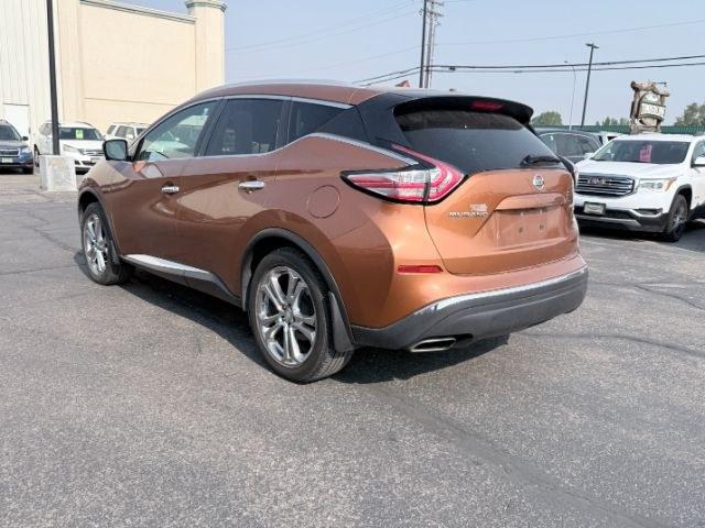 2016 ORANGE /Black Nissan Murano (5N1AZ2MH4GN) with an 35L V-6 DOHC engine, Automatic transmission, located at 1175 N Woodruff Ave, Idaho Falls, ID, 83401, 43.506901, -111.999657 - At Timberline Auto, finding a great deal on your next vehicle is always easy! Our experienced sales staff goal is to help find you the right vehicle at the right price! Our knowledgeable finance department has options for almost any credit score. We offer extended service contract options to prot- Photo#31