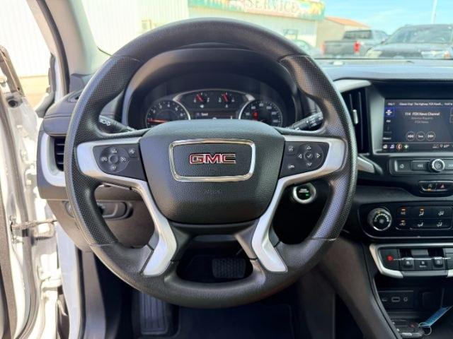 2024 WHITE /Jet Black GMC Terrain (3GKALTEG5RL) with an 15L I-4 gasoline direct injection engine, Automatic transmission, located at 1175 N Woodruff Ave, Idaho Falls, ID, 83401, 43.506901, -111.999657- Photo#44