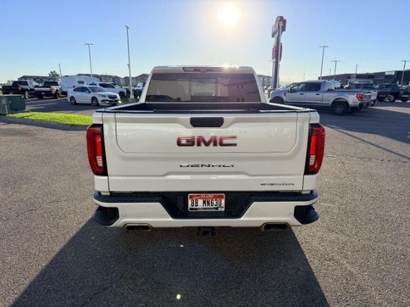 2020 White Frost Tricoat /Jet Black GMC Sierra Denali (1GTU9FEL1LZ) with an V8, 6.2L engine, 10-speed automatic transmission, located at 1175 N Woodruff Ave, Idaho Falls, ID, 83401, 43.506901, -111.999657 - <b>Vehicle Details</b><br>Looking for a premium pre-owned truck in Idaho Falls, ID? This 2020 GMC Sierra 1500 Denali 4WD delivers the bold capability, refined comfort, and upscale features you want in a full-size pickup. Powered by a commanding V8 6.2L gasoline engine, this GMC Sierra Denali is buil- Photo#3