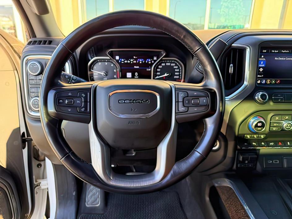 2020 White Frost Tricoat /Jet Black GMC Sierra Denali (1GTU9FEL1LZ) with an V8, 6.2L engine, 10-speed automatic transmission, located at 1175 N Woodruff Ave, Idaho Falls, ID, 83401, 43.506901, -111.999657 - <b>Vehicle Details</b><br>Looking for a premium pre-owned truck in Idaho Falls, ID? This 2020 GMC Sierra 1500 Denali 4WD delivers the bold capability, refined comfort, and upscale features you want in a full-size pickup. Powered by a commanding V8 6.2L gasoline engine, this GMC Sierra Denali is buil- Photo#46