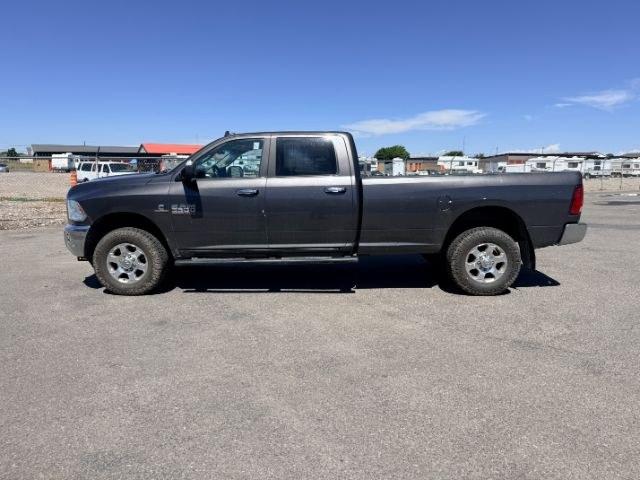 2017 GRAY /Diesel Gray/Black Ram 3500 Big Horn Crew Cab 4x4 8' Box (3C63R3HL0HG) with an 6.7L CUMMINES engine, AUTOMATIC transmission, located at 1235 N Woodruff Ave., Idaho Falls, 83401, (208) 523-1053, 43.507172, -112.000488 - At Timberline Auto, finding a great deal on your next vehicle is always easy! Our experienced sales staff goal is to help find you the right vehicle at the right price! Our knowledgeable finance department has options for almost any credit score. We offer extended service contract options to prot- Photo#1