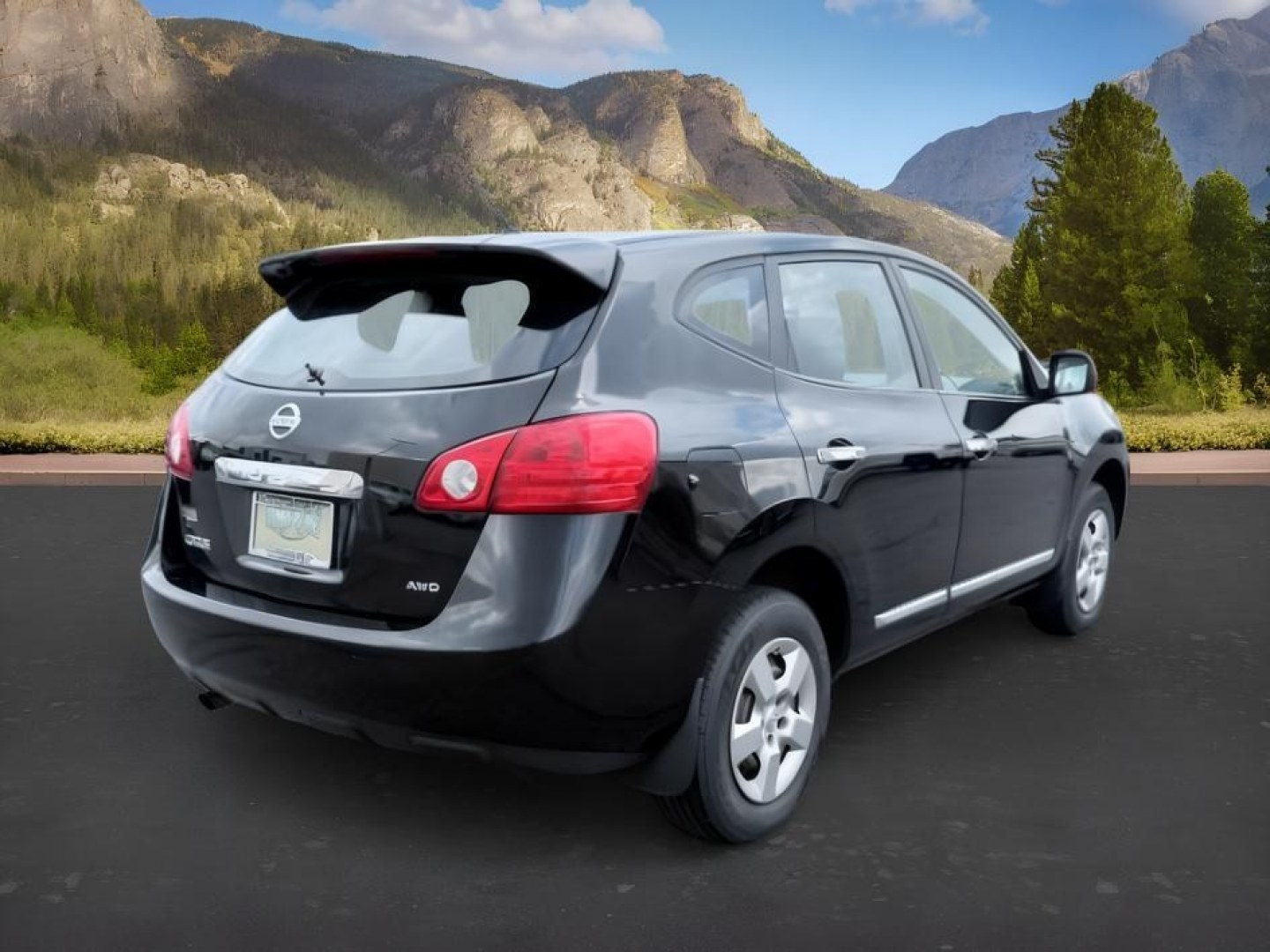 2013 BLACK /Black Nissan Rogue (JN8AS5MV6DW) with an 25L I-4 DOHC engine, Automatic transmission, located at 1175 N Woodruff Ave, Idaho Falls, ID, 83401, 43.506901, -111.999657- Photo#6