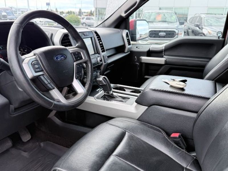 2018 Ruby Red Metallic Tinted Clearcoat /Black Ford F-150 LARIAT (1FTEW1EP7JK) with an V6, 2.7L engine, 10-speed automatic transmission, located at 1175 N Woodruff Ave, Idaho Falls, ID, 83401, 43.506901, -111.999657 - <b>Vehicle Details</b><br>Rugged capability meets refined comfort in this 2018 Ford F-150 LARIAT 4WD, now available in Idaho Falls, ID. Powered by the efficient and responsive 2.7L V6 gasoline engine, this full-size pickup delivers confident performance for workdays, weekend towing, and everyday dri- Photo#13