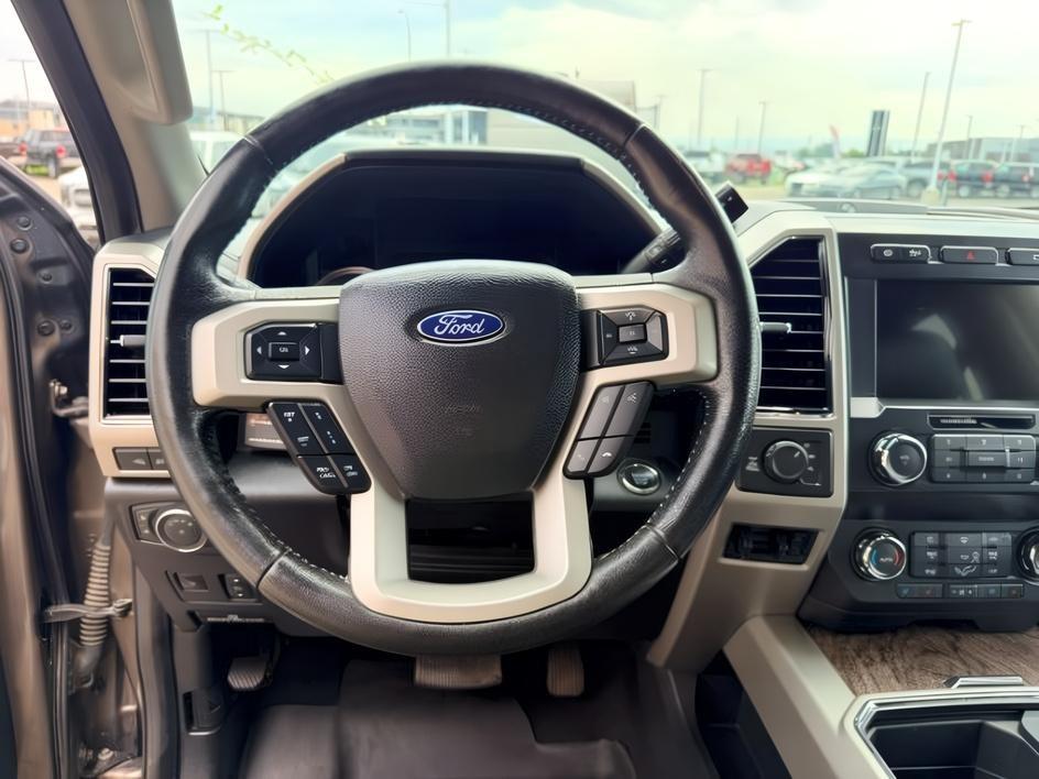 2019 TAN /LEATHER Ford Super Duty F-350 SRW (1FT8W3BT8KE) with an 67L engine, Automatic transmission, located at 1175 N Woodruff Ave, Idaho Falls, ID, 83401, 43.506901, -111.999657- Photo#15