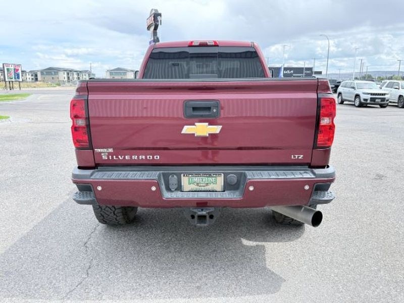 2015 Deep Ruby Metallic /Jet Black Chevrolet Silverado LTZ (1GC1KWE82FF) with an V8, 6.6L engine, 6-speed automatic transmission, located at 1175 N Woodruff Ave, Idaho Falls, ID, 83401, 43.506901, -111.999657 - <b>Vehicle Details</b><br>Experience capability and comfort in this 2015 Chevrolet Silverado 2500 LTZ 4WD, a heavy-duty pickup built to handle demanding work and weekend adventures alike. Powered by a V8, 6.6L Diesel engine, this Chevrolet Silverado delivers impressive towing confidence, strong perf- Photo#3
