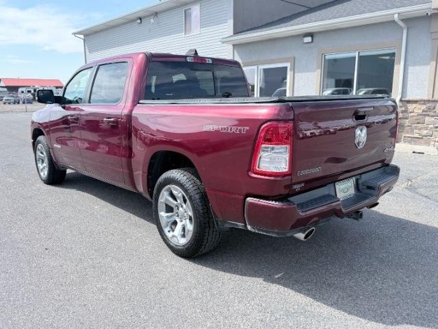 2022 MAROON /Black Ram 1500 (1C6SRFFT2NN) with an HEMI 57L V-8 variable valve control engine, Automatic transmission, located at 1175 N Woodruff Ave, Idaho Falls, ID, 83401, 43.506901, -111.999657 - At Timberline Auto, finding a great deal on your next vehicle is always easy! Our experienced sales staff goal is to help find you the right vehicle at the right price! Our knowledgeable finance department has options for almost any credit score. We offer extended service contract options to prot- Photo#30