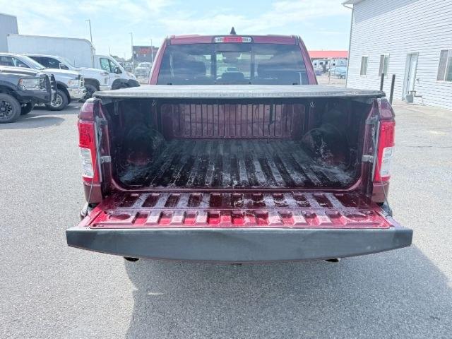 2022 MAROON /Black Ram 1500 (1C6SRFFT2NN) with an HEMI 57L V-8 variable valve control engine, Automatic transmission, located at 1175 N Woodruff Ave, Idaho Falls, ID, 83401, 43.506901, -111.999657 - At Timberline Auto, finding a great deal on your next vehicle is always easy! Our experienced sales staff goal is to help find you the right vehicle at the right price! Our knowledgeable finance department has options for almost any credit score. We offer extended service contract options to prot- Photo#33