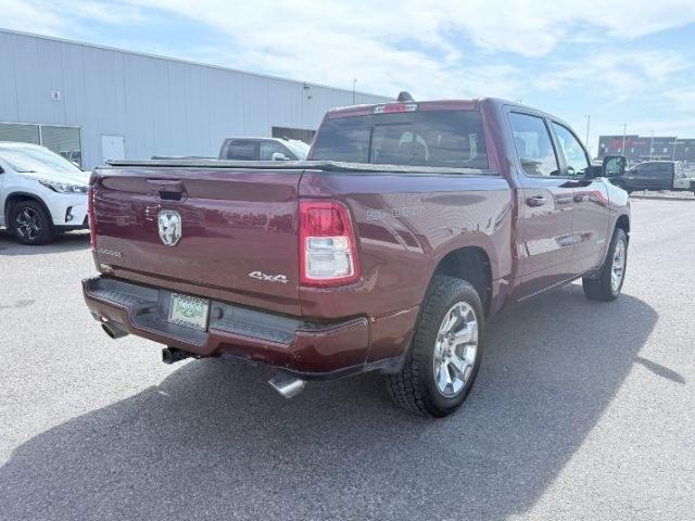 2022 MAROON /Black Ram 1500 (1C6SRFFT2NN) with an HEMI 57L V-8 variable valve control engine, Automatic transmission, located at 1175 N Woodruff Ave, Idaho Falls, ID, 83401, 43.506901, -111.999657 - At Timberline Auto, finding a great deal on your next vehicle is always easy! Our experienced sales staff goal is to help find you the right vehicle at the right price! Our knowledgeable finance department has options for almost any credit score. We offer extended service contract options to prot- Photo#34