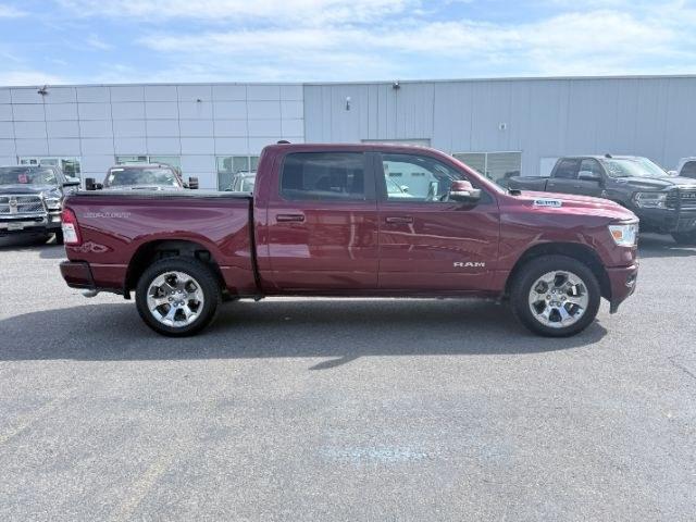 2022 MAROON /Black Ram 1500 (1C6SRFFT2NN) with an HEMI 57L V-8 variable valve control engine, Automatic transmission, located at 1175 N Woodruff Ave, Idaho Falls, ID, 83401, 43.506901, -111.999657 - At Timberline Auto, finding a great deal on your next vehicle is always easy! Our experienced sales staff goal is to help find you the right vehicle at the right price! Our knowledgeable finance department has options for almost any credit score. We offer extended service contract options to prot- Photo#35