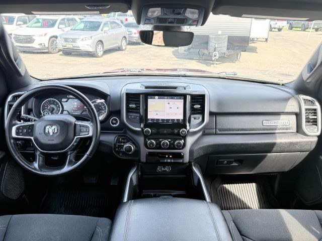 2022 MAROON /Black Ram 1500 (1C6SRFFT2NN) with an HEMI 57L V-8 variable valve control engine, Automatic transmission, located at 1175 N Woodruff Ave, Idaho Falls, ID, 83401, 43.506901, -111.999657 - At Timberline Auto, finding a great deal on your next vehicle is always easy! Our experienced sales staff goal is to help find you the right vehicle at the right price! Our knowledgeable finance department has options for almost any credit score. We offer extended service contract options to prot- Photo#53