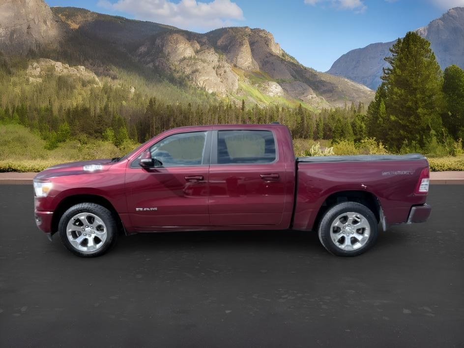 2022 MAROON /Black Ram 1500 (1C6SRFFT2NN) with an HEMI 57L V-8 variable valve control engine, Automatic transmission, located at 1175 N Woodruff Ave, Idaho Falls, ID, 83401, 43.506901, -111.999657 - At Timberline Auto, finding a great deal on your next vehicle is always easy! Our experienced sales staff goal is to help find you the right vehicle at the right price! Our knowledgeable finance department has options for almost any credit score. We offer extended service contract options to prot- Photo#1
