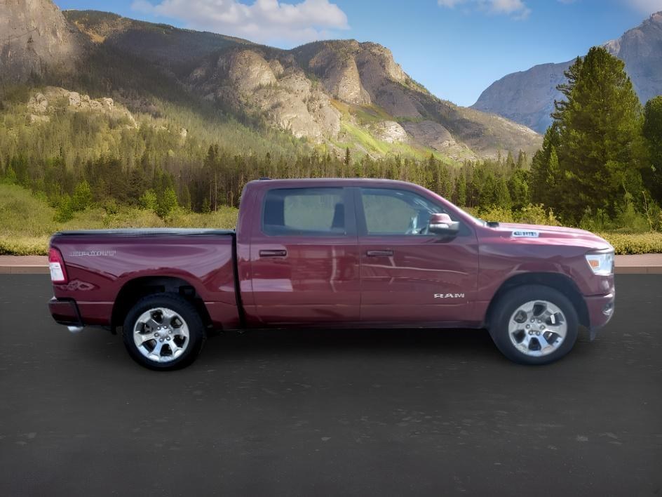 2022 MAROON /Black Ram 1500 (1C6SRFFT2NN) with an HEMI 57L V-8 variable valve control engine, Automatic transmission, located at 1175 N Woodruff Ave, Idaho Falls, ID, 83401, 43.506901, -111.999657 - At Timberline Auto, finding a great deal on your next vehicle is always easy! Our experienced sales staff goal is to help find you the right vehicle at the right price! Our knowledgeable finance department has options for almost any credit score. We offer extended service contract options to prot- Photo#7