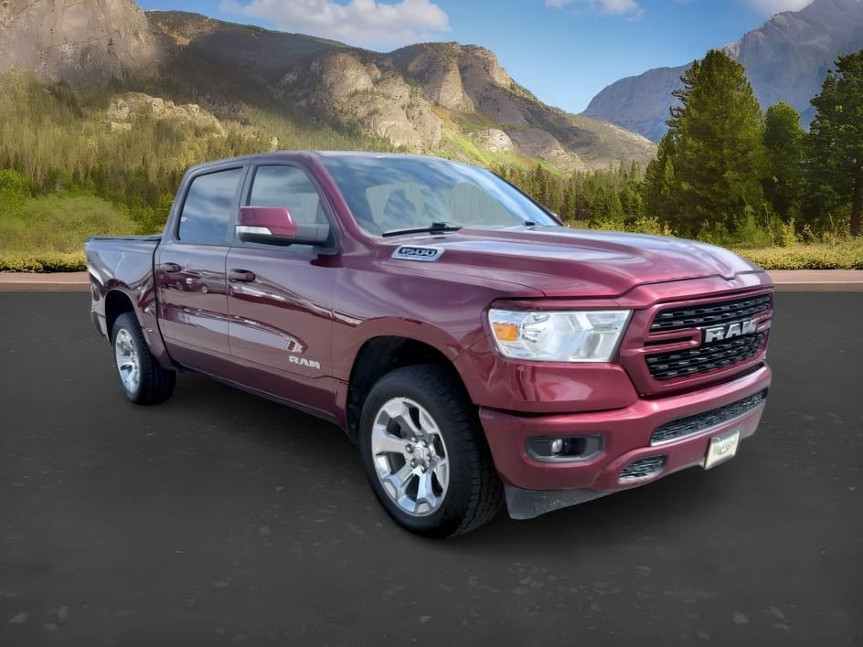 2022 MAROON /Black Ram 1500 (1C6SRFFT2NN) with an HEMI 57L V-8 variable valve control engine, Automatic transmission, located at 1175 N Woodruff Ave, Idaho Falls, ID, 83401, 43.506901, -111.999657 - At Timberline Auto, finding a great deal on your next vehicle is always easy! Our experienced sales staff goal is to help find you the right vehicle at the right price! Our knowledgeable finance department has options for almost any credit score. We offer extended service contract options to prot- Photo#8