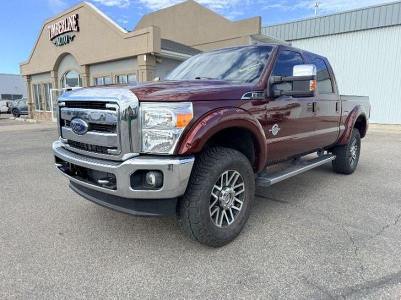 2016 Bronze Fire Metallic /Steel, vinyl Ford F-350 Lariat (1FT8W3BT4GE) with an V8, 6.7L engine, 6-Speed Automatic transmission, located at 1175 N Woodruff Ave, Idaho Falls, ID, 83401, 43.506901, -111.999657 - <b>Vehicle Details</b><br>Looking for a powerful and well-equipped heavy-duty pickup? This 2016 Ford F-350 Super Duty Lariat Crew Cab 4WD is ready to tackle demanding jobs, towing, and everyday driving with confidence. Powered by a strong V8, 6.7L Diesel engine and equipped with 4WD, this Ford F-350- Photo#0