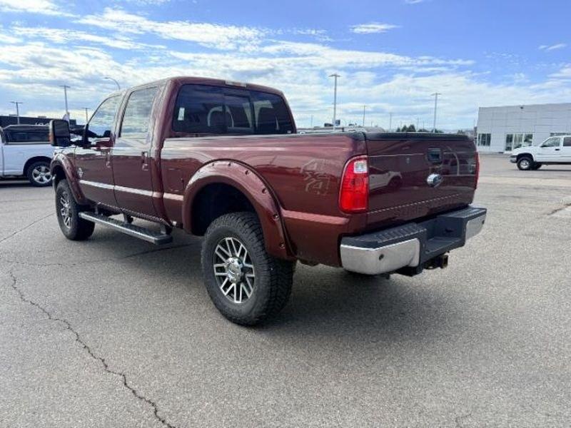 2016 Bronze Fire Metallic /Steel, vinyl Ford F-350 Lariat (1FT8W3BT4GE) with an V8, 6.7L engine, 6-Speed Automatic transmission, located at 1175 N Woodruff Ave, Idaho Falls, ID, 83401, 43.506901, -111.999657 - <b>Vehicle Details</b><br>Looking for a powerful and well-equipped heavy-duty pickup? This 2016 Ford F-350 Super Duty Lariat Crew Cab 4WD is ready to tackle demanding jobs, towing, and everyday driving with confidence. Powered by a strong V8, 6.7L Diesel engine and equipped with 4WD, this Ford F-350- Photo#2