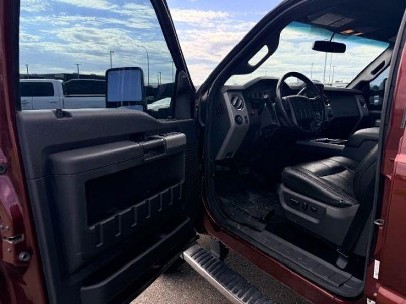 2016 Bronze Fire Metallic /Steel, vinyl Ford F-350 Lariat (1FT8W3BT4GE) with an V8, 6.7L engine, 6-Speed Automatic transmission, located at 1175 N Woodruff Ave, Idaho Falls, ID, 83401, 43.506901, -111.999657 - <b>Vehicle Details</b><br>Looking for a powerful and well-equipped heavy-duty pickup? This 2016 Ford F-350 Super Duty Lariat Crew Cab 4WD is ready to tackle demanding jobs, towing, and everyday driving with confidence. Powered by a strong V8, 6.7L Diesel engine and equipped with 4WD, this Ford F-350- Photo#11