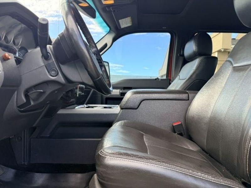 2016 Bronze Fire Metallic /Steel, vinyl Ford F-350 Lariat (1FT8W3BT4GE) with an V8, 6.7L engine, 6-Speed Automatic transmission, located at 1175 N Woodruff Ave, Idaho Falls, ID, 83401, 43.506901, -111.999657 - <b>Vehicle Details</b><br>Looking for a powerful and well-equipped heavy-duty pickup? This 2016 Ford F-350 Super Duty Lariat Crew Cab 4WD is ready to tackle demanding jobs, towing, and everyday driving with confidence. Powered by a strong V8, 6.7L Diesel engine and equipped with 4WD, this Ford F-350- Photo#12