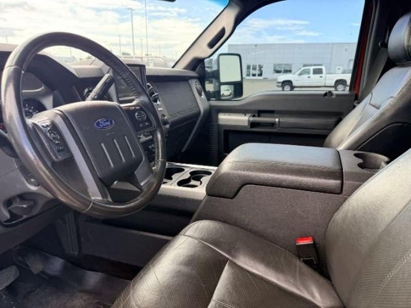 2016 Bronze Fire Metallic /Steel, vinyl Ford F-350 Lariat (1FT8W3BT4GE) with an V8, 6.7L engine, 6-Speed Automatic transmission, located at 1175 N Woodruff Ave, Idaho Falls, ID, 83401, 43.506901, -111.999657 - <b>Vehicle Details</b><br>Looking for a powerful and well-equipped heavy-duty pickup? This 2016 Ford F-350 Super Duty Lariat Crew Cab 4WD is ready to tackle demanding jobs, towing, and everyday driving with confidence. Powered by a strong V8, 6.7L Diesel engine and equipped with 4WD, this Ford F-350- Photo#13
