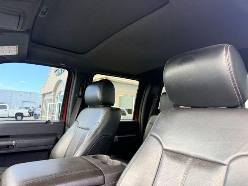 2016 Bronze Fire Metallic /Steel, vinyl Ford F-350 Lariat (1FT8W3BT4GE) with an V8, 6.7L engine, 6-Speed Automatic transmission, located at 1175 N Woodruff Ave, Idaho Falls, ID, 83401, 43.506901, -111.999657 - <b>Vehicle Details</b><br>Looking for a powerful and well-equipped heavy-duty pickup? This 2016 Ford F-350 Super Duty Lariat Crew Cab 4WD is ready to tackle demanding jobs, towing, and everyday driving with confidence. Powered by a strong V8, 6.7L Diesel engine and equipped with 4WD, this Ford F-350- Photo#21