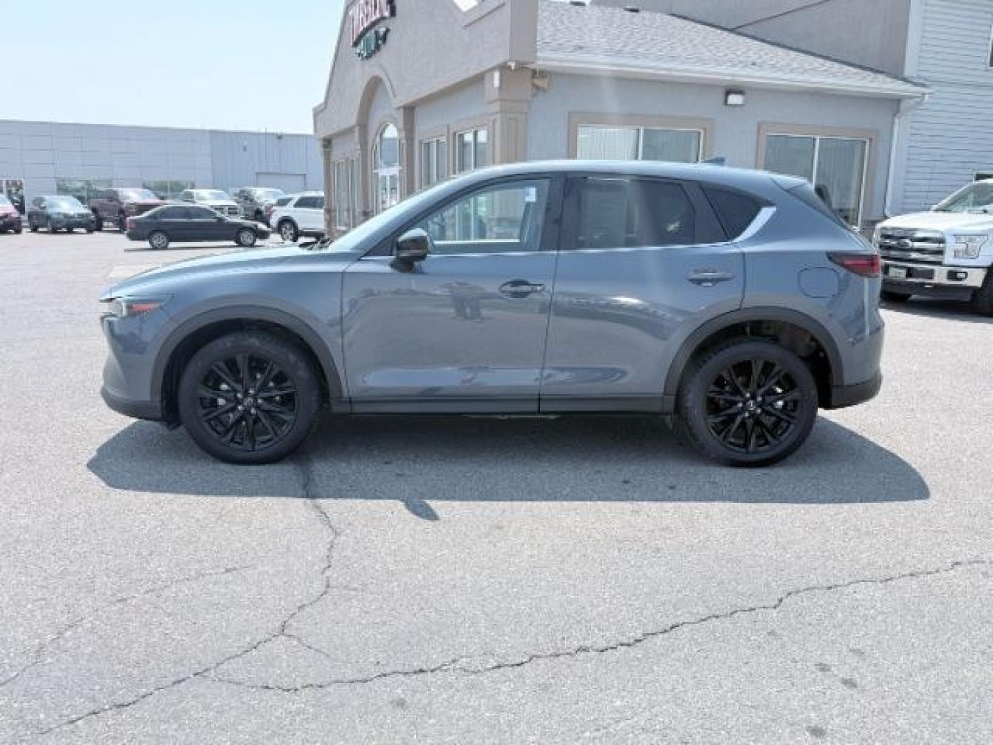 2024 BLUE /LEATHER Mazda CX-5 (JM3KFBCLXR0) with an 25L I4 engine, Automatic transmission, located at 1175 N Woodruff Ave, Idaho Falls, ID, 83401, 43.506901, -111.999657- Photo#32