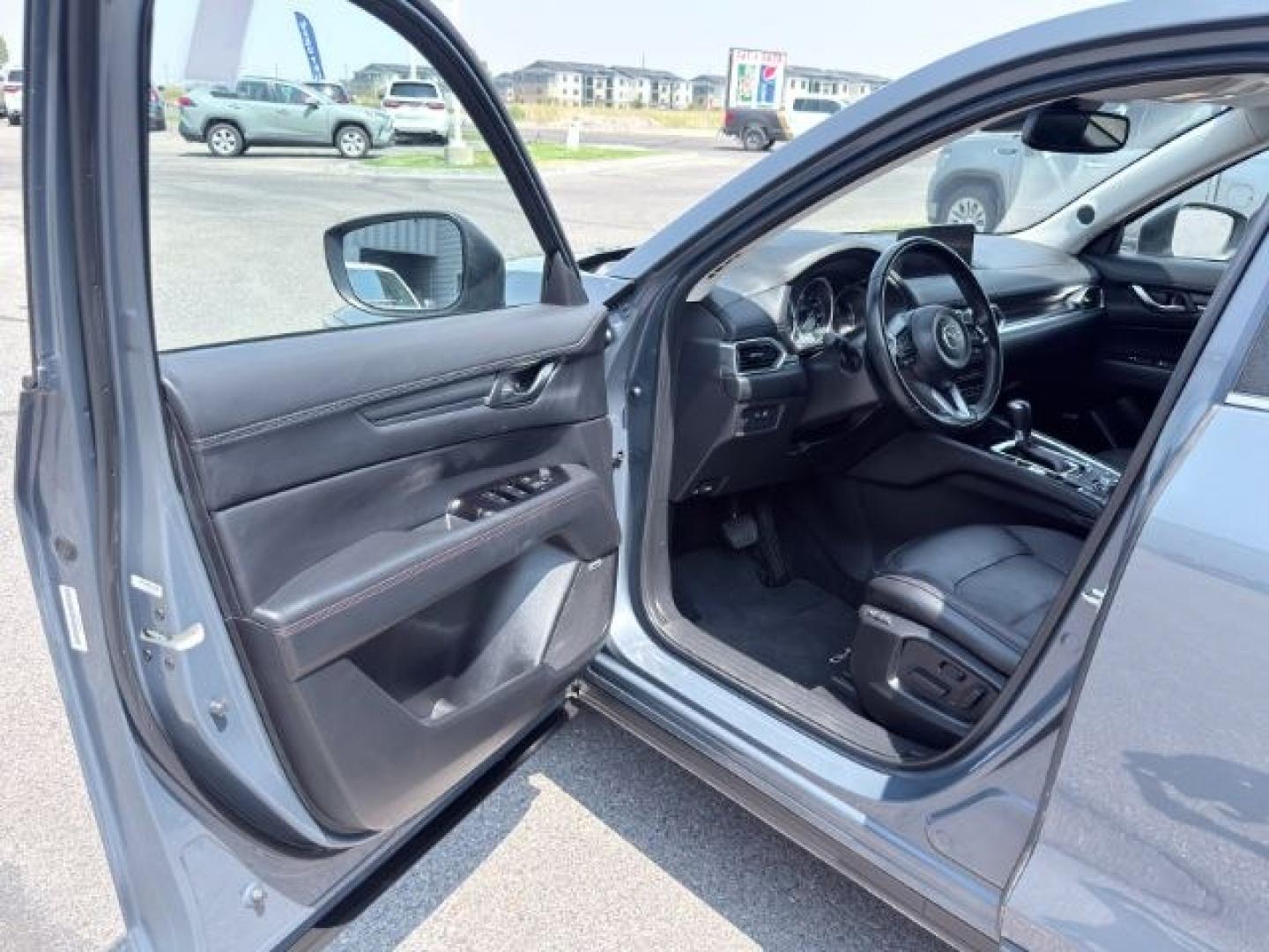 2024 BLUE /LEATHER Mazda CX-5 (JM3KFBCLXR0) with an 25L I4 engine, Automatic transmission, located at 1175 N Woodruff Ave, Idaho Falls, ID, 83401, 43.506901, -111.999657- Photo#45
