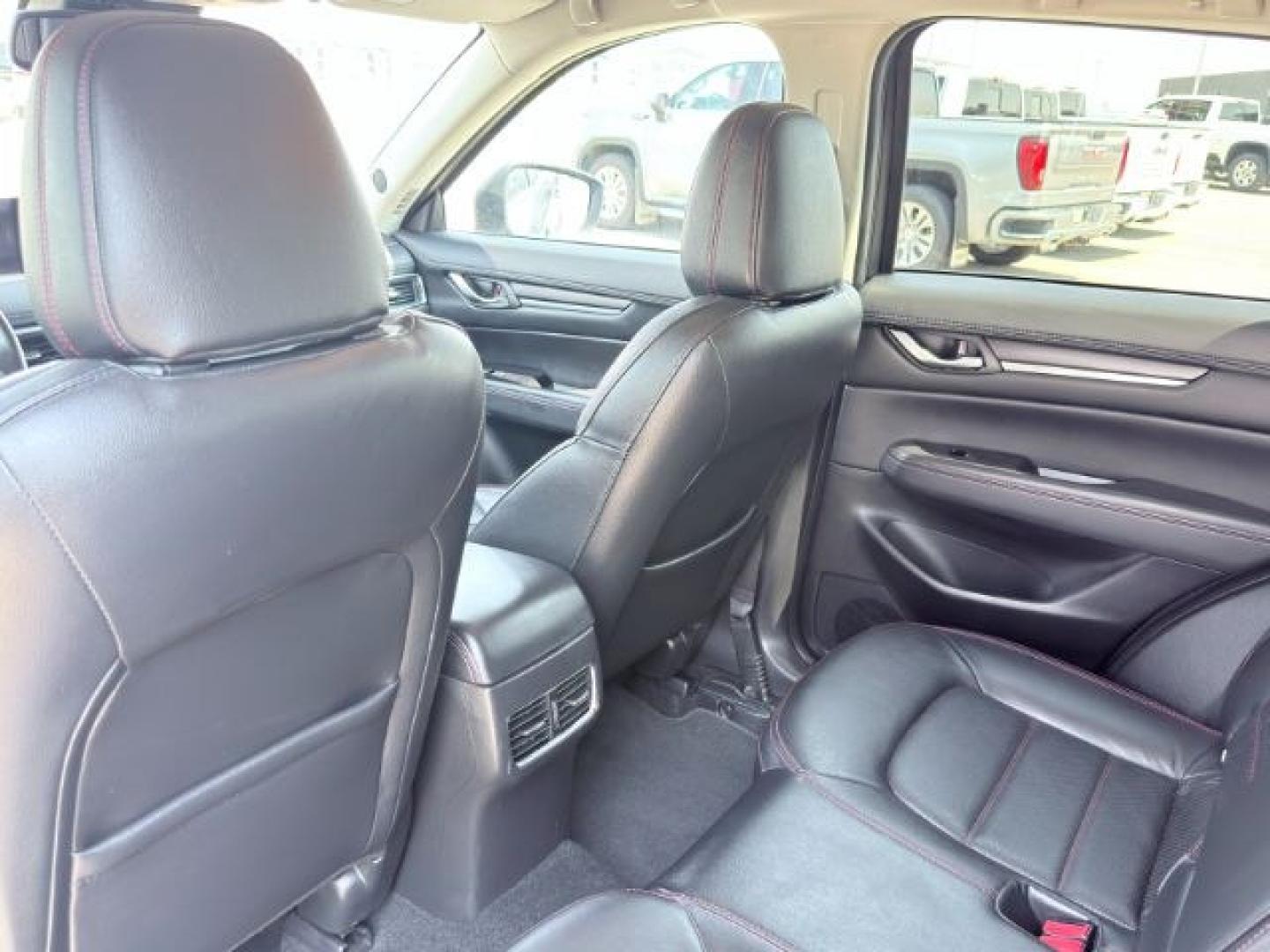 2024 BLUE /LEATHER Mazda CX-5 (JM3KFBCLXR0) with an 25L I4 engine, Automatic transmission, located at 1175 N Woodruff Ave, Idaho Falls, ID, 83401, 43.506901, -111.999657- Photo#60