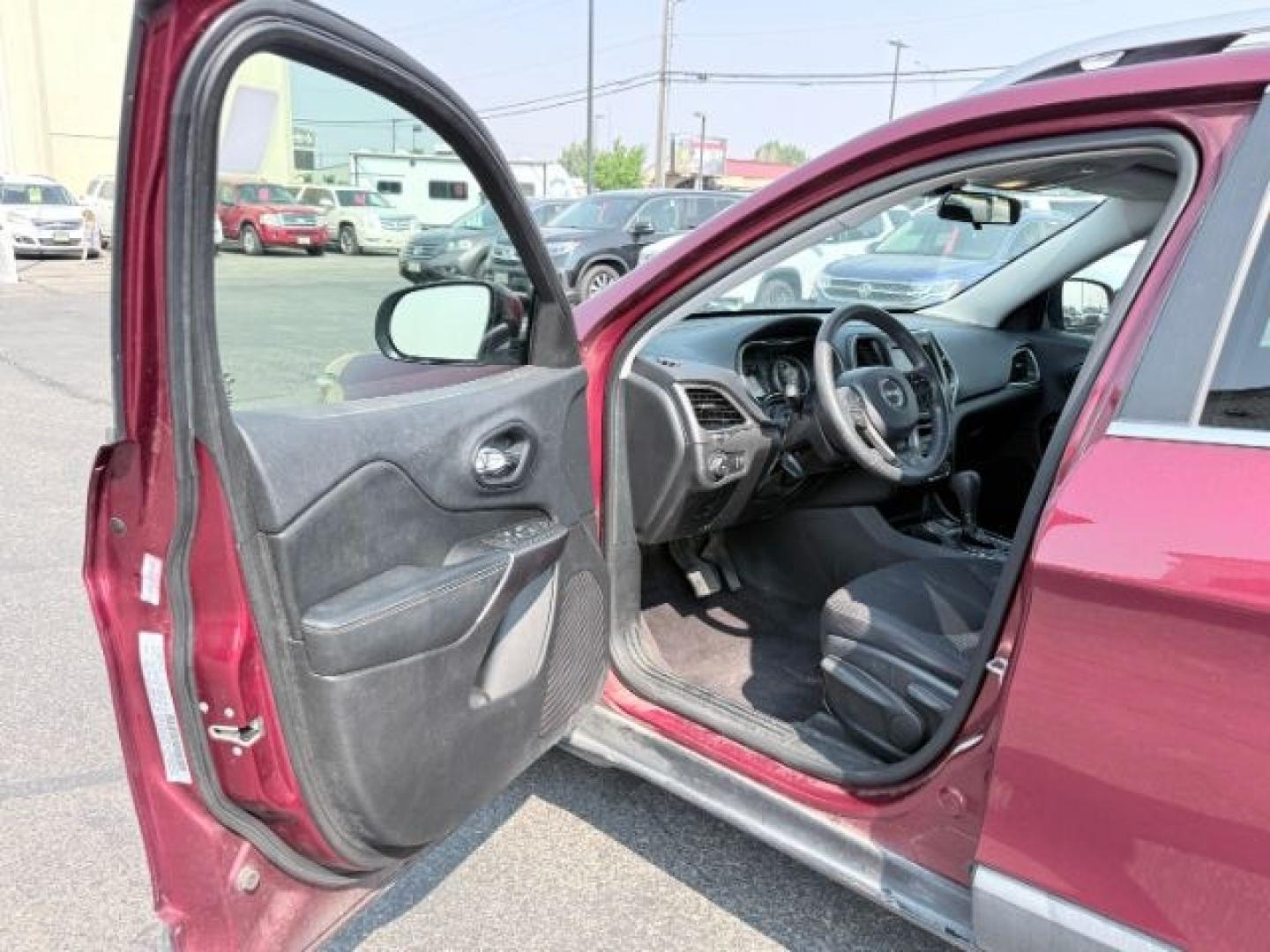 2019 RED /BLACK Jeep Cherokee (1C4PJLCB2KD) with an 24L engine, Automatic transmission, located at 1175 N Woodruff Ave, Idaho Falls, ID, 83401, 43.506901, -111.999657 - At Timberline Auto, finding a great deal on your next vehicle is always easy! Our experienced sales staff goal is to help find you the right vehicle at the right price! Our knowledgeable finance department has options for almost any credit score. We offer extended service contract options to prot- Photo#38