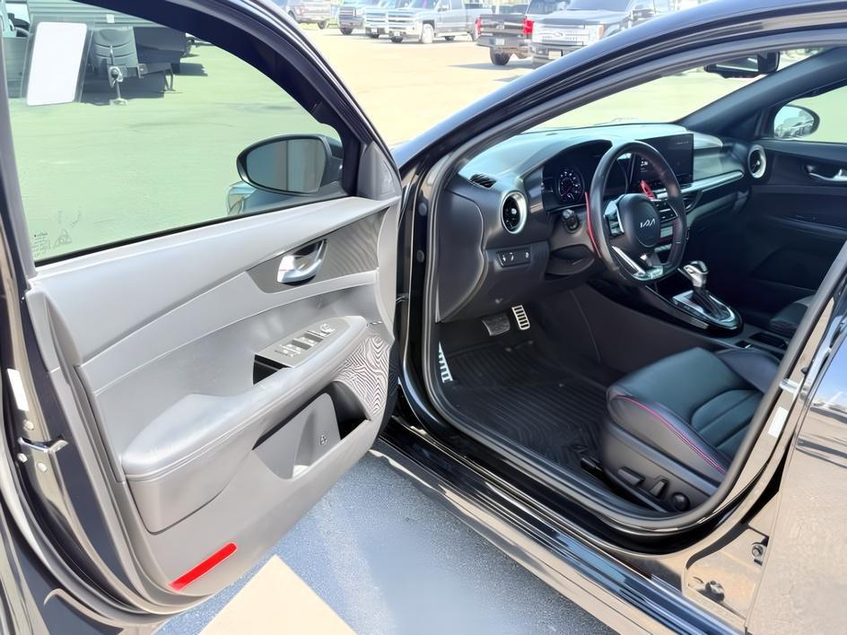 2023 Aurora Black /Black Kia Forte GT (3KPF44AC3PE) with an 4 Cyl, 1.6L engine, 7-speed auto-shift manual transmission, located at 1175 N Woodruff Ave, Idaho Falls, ID, 83401, 43.506901, -111.999657 - <b>Vehicle Details</b><br>Discover a sporty and refined driving experience with this pre-owned 2023 Kia Forte GT, now available in Idaho Falls, ID. With only 26,710 miles, this low-mileage sedan offers impressive style, advanced comfort, and confident performance in a compact package. Powered by a 4- Photo#39
