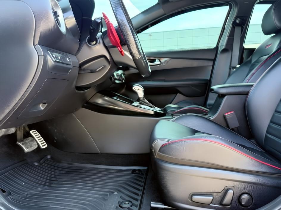 2023 Aurora Black /Black Kia Forte GT (3KPF44AC3PE) with an 4 Cyl, 1.6L engine, 7-speed auto-shift manual transmission, located at 1175 N Woodruff Ave, Idaho Falls, ID, 83401, 43.506901, -111.999657 - <b>Vehicle Details</b><br>Discover a sporty and refined driving experience with this pre-owned 2023 Kia Forte GT, now available in Idaho Falls, ID. With only 26,710 miles, this low-mileage sedan offers impressive style, advanced comfort, and confident performance in a compact package. Powered by a 4- Photo#40