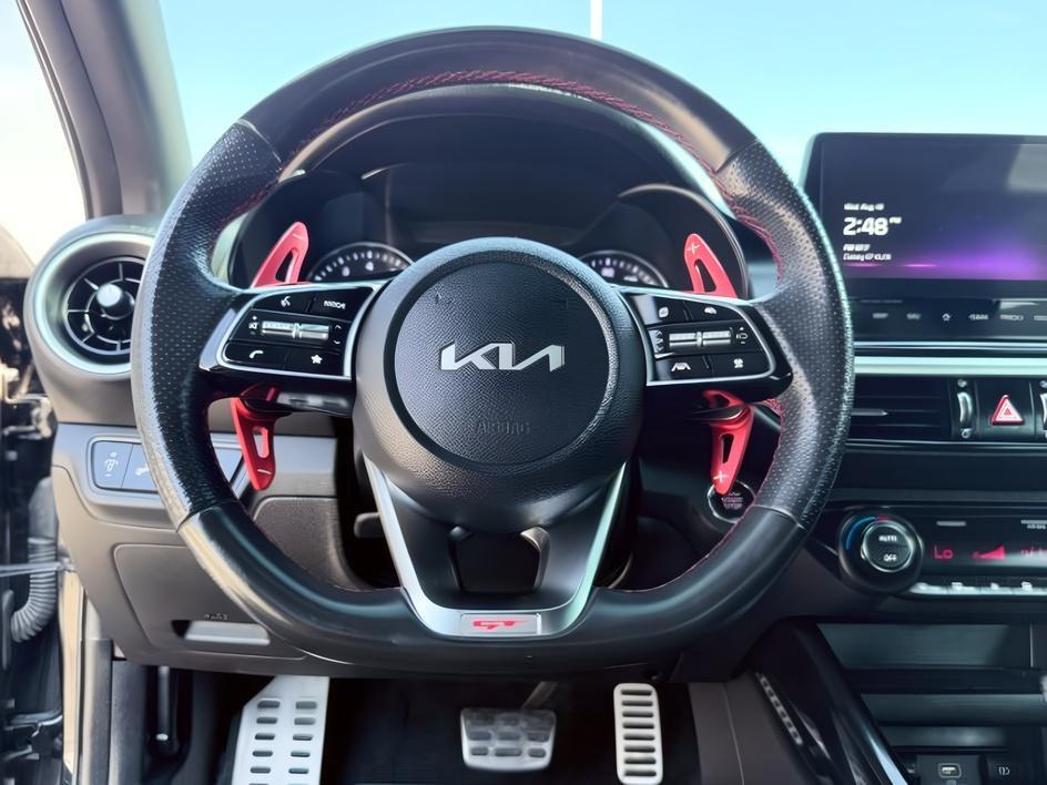 2023 Aurora Black /Black Kia Forte GT (3KPF44AC3PE) with an 4 Cyl, 1.6L engine, 7-speed auto-shift manual transmission, located at 1175 N Woodruff Ave, Idaho Falls, ID, 83401, 43.506901, -111.999657 - <b>Vehicle Details</b><br>Discover a sporty and refined driving experience with this pre-owned 2023 Kia Forte GT, now available in Idaho Falls, ID. With only 26,710 miles, this low-mileage sedan offers impressive style, advanced comfort, and confident performance in a compact package. Powered by a 4- Photo#42