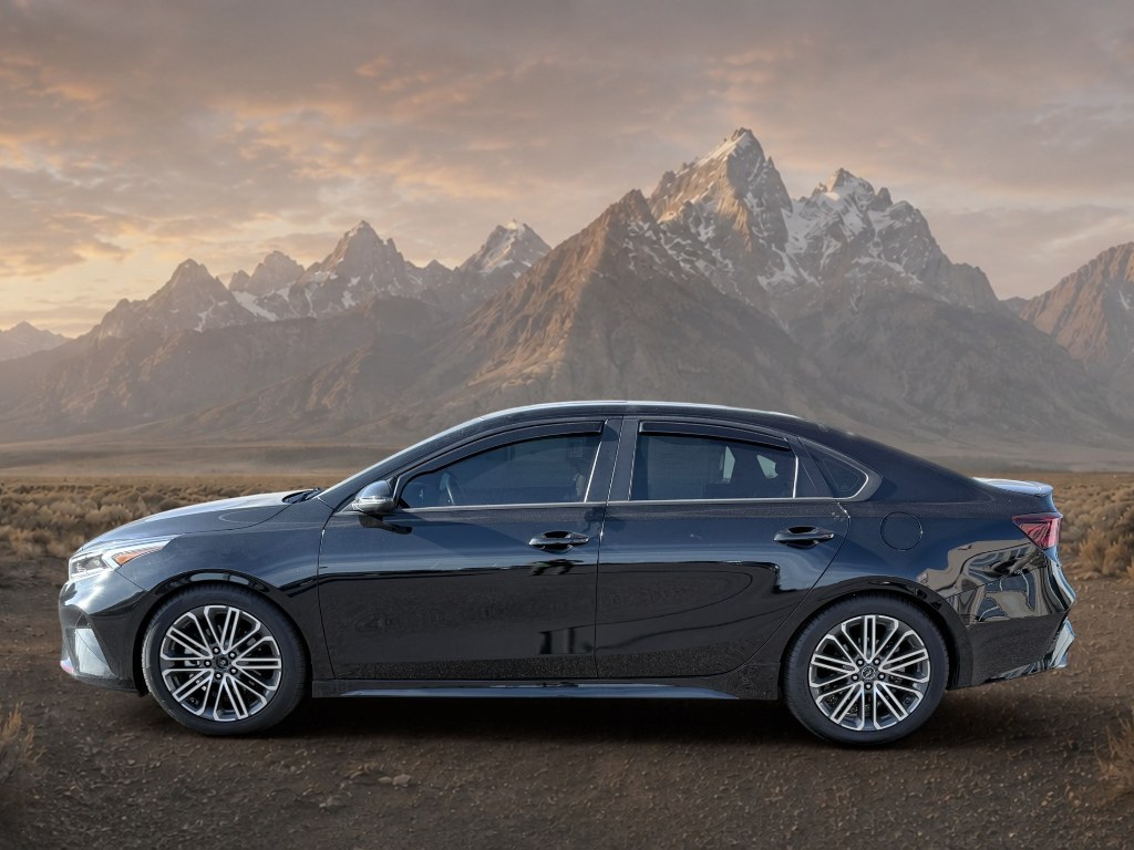 2023 Aurora Black /Black Kia Forte GT (3KPF44AC3PE) with an 4 Cyl, 1.6L engine, 7-speed auto-shift manual transmission, located at 1175 N Woodruff Ave, Idaho Falls, ID, 83401, 43.506901, -111.999657 - <b>Vehicle Details</b><br>Discover a sporty and refined driving experience with this pre-owned 2023 Kia Forte GT, now available in Idaho Falls, ID. With only 26,710 miles, this low-mileage sedan offers impressive style, advanced comfort, and confident performance in a compact package. Powered by a 4- Photo#1