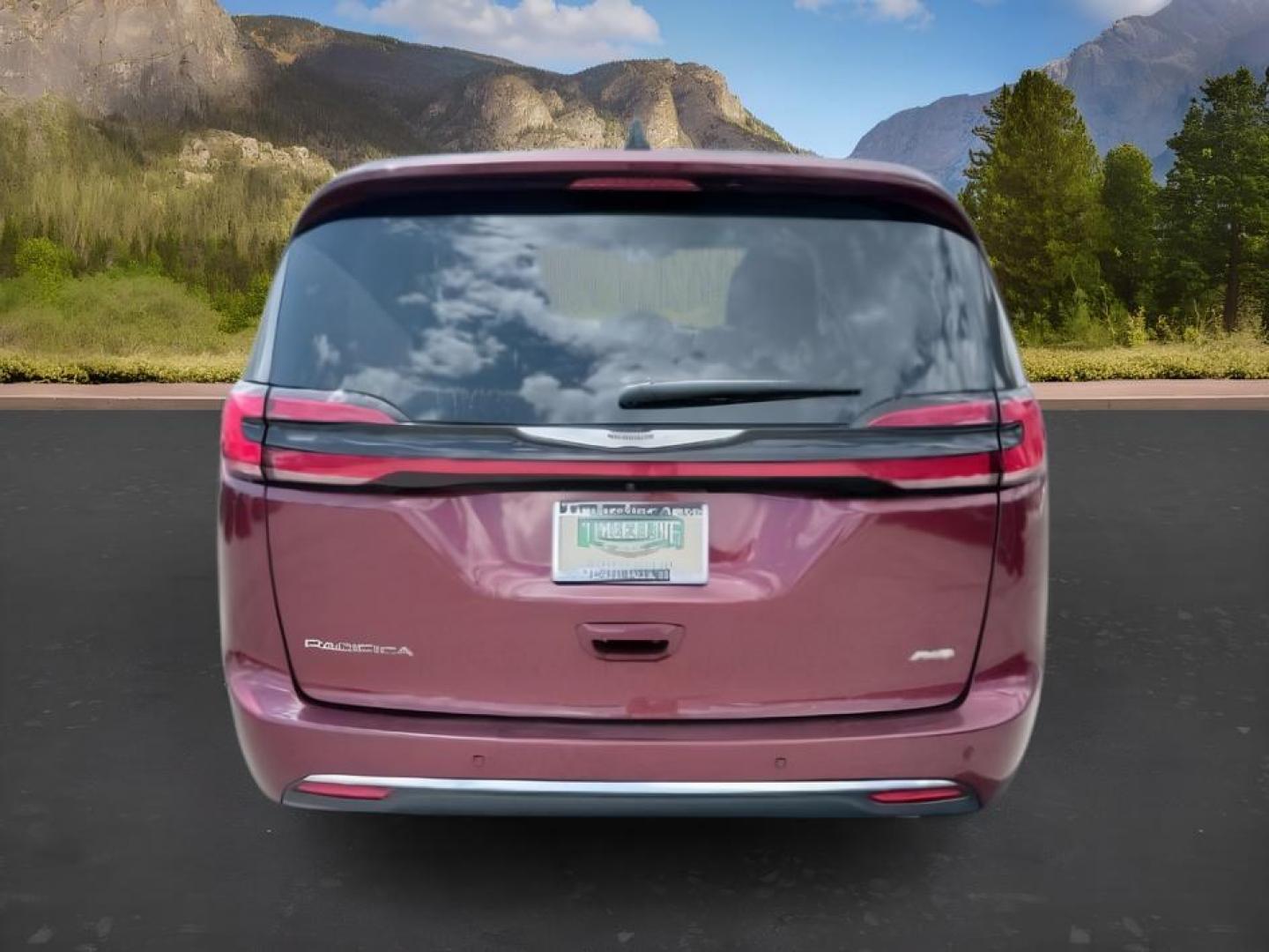 2023 MAROON /Black/Alloy/Black Chrysler Pacifica (2C4RC3BG0PR) with an Pentastar 36L V-6 DOHC engine, Automatic transmission, located at 1175 N Woodruff Ave, Idaho Falls, ID, 83401, 43.506901, -111.999657- Photo#3