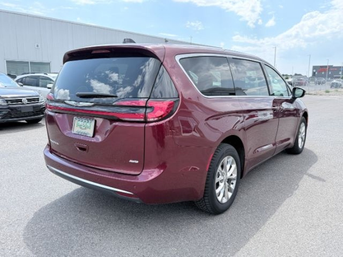 2023 MAROON /Black/Alloy/Black Chrysler Pacifica (2C4RC3BG0PR) with an Pentastar 36L V-6 DOHC engine, Automatic transmission, located at 1175 N Woodruff Ave, Idaho Falls, ID, 83401, 43.506901, -111.999657- Photo#37